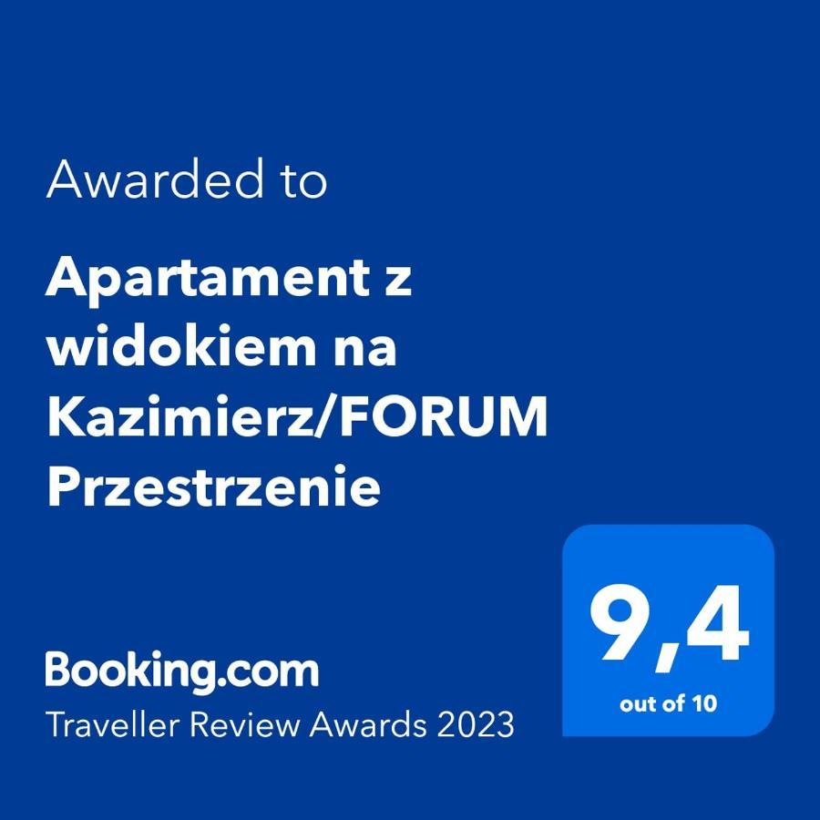 Apartamento Apartament Z Widokiem Na Kazimierz/Forum Przestrzenie Cracovia Exterior foto